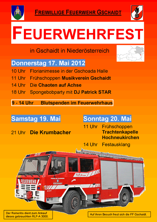 Feuerwehfest Gschaidt 2012